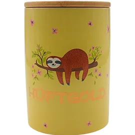 Dekohelden24 Keksdose bunt H/Ø 15,6 x 11 cm 1 l