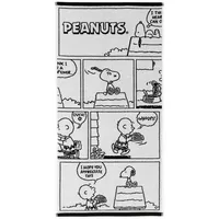 VOSSEN Peanuts Moments Handtuch 50 x 100 cm schwarz/weiß