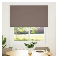 VidaXL Verdunkelungsrollo Kaffeebraun 125x175 cm Stoffbreite 121,6 cm