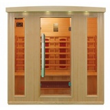 Luxus LED Infrarotsauna Infrarotkabine 175x120x190cm Wärmekabine Sauna 4 Pers.