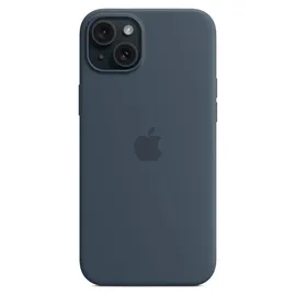 Apple iPhone 15 Plus Silikon Case sturmblau