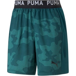 PUMA Train Off Season All-Over-Print Woven 7" Trainingsshorts Herren varsity green XL