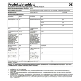 Amica EGSPV 584 900 Einbau-Geschirrspüler (vollintegrierbar, 450 mm breit)