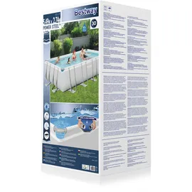 BESTWAY Power Steel Frame Pool Set 549 x 274 x 122 cm inkl. Sandfilteranlage 56466