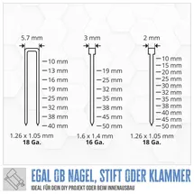 Güde Druckluftnagler 3 in 1 mit 4 - 7,5 bar