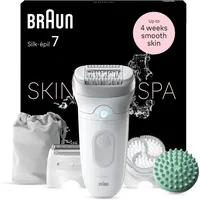Braun Silk-épil 7 SkinSpa Weiß/Silber