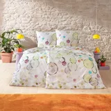 Estella Jasmine Mako-Satin Multicolor 155 x 220 cm + 80 x 80 cm