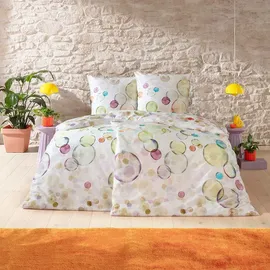 Estella Jasmine Mako-Satin Multicolor 155 x 220 cm + 80 x 80 cm