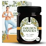 Golden Manuka Premium Honig, 12+ UMF, 400+ MGO, 250g, Reiner Neuseeländischer...