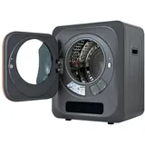 DOPWii Ablufttrockner 850 W, Abgastrockner, Edelstahltrockner, 3kg, Tatsächlich bis zu 4 kg, Mehrfachfiltration, 6 Programme, 6 Funktionen, Überhitzungsschutz grau