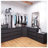 Vicco Nachttisch Ruben Anthrazit Schublade Schlafzimmer