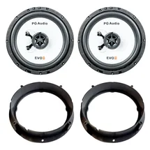 PG Audio Lautsprecher Einbauset passend für Mercedes C-Klasse W202 Tür vorn