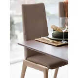 Stressless® Polsterstuhl Laurel, High Back, Größe M, mit abgerundeten Beinen in Walnuss grau