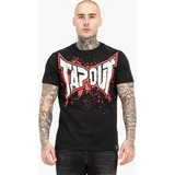 TapouT Herren T-Shirt normale Passform Splashing schwarz|rot 2XL