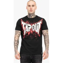 TapouT Herren T-Shirt normale Passform Splashing schwarz|rot 2XL