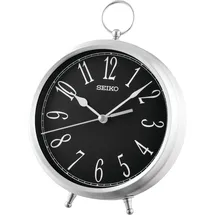 Seiko Tischuhr Silberfarben/Schwarz