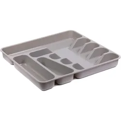 keeeper - Besteckkasten, 7 Fächer, 39,5 x 37 x 5 cm, Urban Grey, Pablo Collection