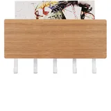 Schlüsselablage Aus Holz Zur Wandmontage Mit Regal – 5 Haken Für Schlüssel, Schlüsselhalter, Vintage-tastatur, Schlüsselorganizer, Briefablage, Schlüsselaufbewahrung