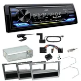 JVC KD-X472DBT DAB+ Bluetooth Einbauset für Opel Vectra C Signum Corsa Combo