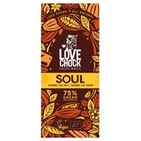 Lovechock Tafel Soul Zartbitter-Schokolade mit Karamellnot bio