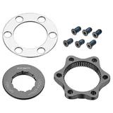 TRP Adapter Centerlock auf 6-Loch für 12 mm Achsen Schwarz