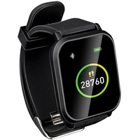 Umbro Fitness Tracker Bluetooth – Smart Watch mit Sportfunktionen – Fitnessuhr HR und Körpertemperatursensor – Schrittzähler 1,3 Zoll Touch...