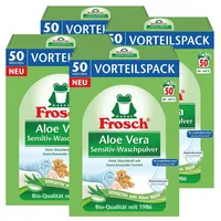 Frosch sensitiv Waschpulver Aloe Vera 3,3kg - Hohe Waschkraft (4er Pack)