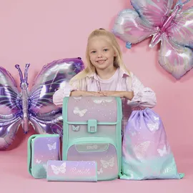 Scooli EasyStart Schulranzen-Set 5tlg Butterfly Wishes