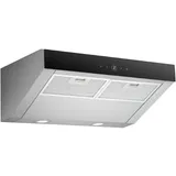 Respekta CH12060IX-21 A+ Unterbauhaube Sanja, 60 cm breit, 406 m3/h, Touch Control, 6 Leistungsstufen, Edelstahl/Glasblende schwarz