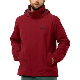 Jack Wolfskin Stormy Point Regenjacke Herren Rot M