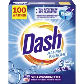 Dash Alpen Frische Vollwaschmittel Pulver 100 WL