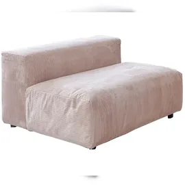 KAWOLA Sessel MIA Cord 72 x 71 x 70 cm Braun mit Kissen