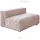 KAWOLA Sessel MIA Cord 72 x 71 x 70 cm Braun mit Kissen