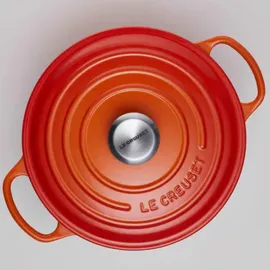 Le Creuset Signature Bräter 24 cm rund kirschrot