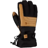 Carhartt Men's Cold Snap Insulated Work Glove, Black/Barley, Large