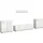 Home Affaire Wohnwand HOME AFFAIRE "FLORENZ, 4-teilige Wohn-Kombination, hochwertige MDF-Front", weiß (weiß hochglanz tiefzieh), B:350cm H:160cm T:41cm, Holzwerkstoff, Kastenmöbel-Sets, Wohnwand, Wohn-Kombination, Wohnzimmer-Möbel, Wohnzimmer,Kombination, Kombi