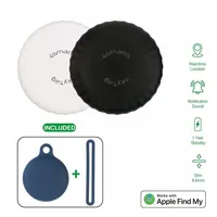 4smarts SkyTag Slim 2er Set schwarz, weiß