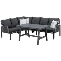 Primaster Apulia Dining Lounge-Set greyline