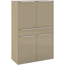 Set One by Musterring Highboard Reno 92 x 42 x 140 cm Taupe