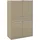Set One by Musterring Highboard Reno 92 x 42 x 140 cm Taupe
