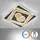 Fischer & Honsel Ratio 1x LED 48,0 W quadratisch gold/schwarz Acrylglas