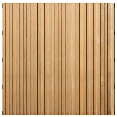 Elephant Hartholzzaun Stripes Black 180x180cm aus Almendrillo