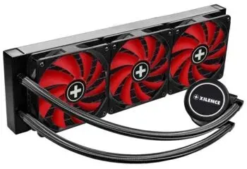 Xilence Performance A+ XC978 Computerkühlsystem Prozessor All-in-One-Flüssigkeitskühler 12 cm Schwarz, Rot 1 Stück(e)