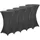 DEUBA Detex® Stehtischhusse Überzug 5er Set Ø60 Cm Ø Anthrazit