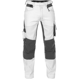 DASSY® Dynax Painters Malerhose mit Stretch und Kniepolstertaschen - weiß/anthrazitgrau - 67