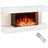 RELAX4LIFE Elektrokamin 1500W Weiß
