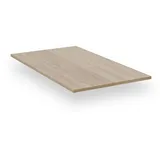 Blumfeldt Tischplatte Holz Arbeitsplatte Holzplatte 140x80 Küche Esszimmer Industriedesign