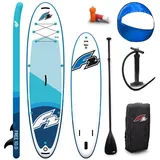 F2 SUP-Board F2 Stand up Paddle Board FREE - Round Sail - SET SUP 10,6 Blau 2024, Stand up paddle board blau 10,6