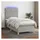 vidaXL Boxspringbett 100 x 200 cm Hellgrau