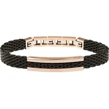 Breil SNAP Armband Roségold/Schwarz TJ2743 Größe 21 cm